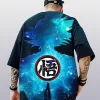 Dragon Ball Z Men's Anime Graphic Print Crew Neck T-Shirt