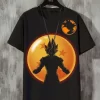 Dragon Ball Z Men's Anime Graphic Print Crew Neck T-Shirt