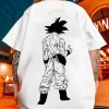 Dragon Ball Z Men's Double Sided Print Anime T-Shirt