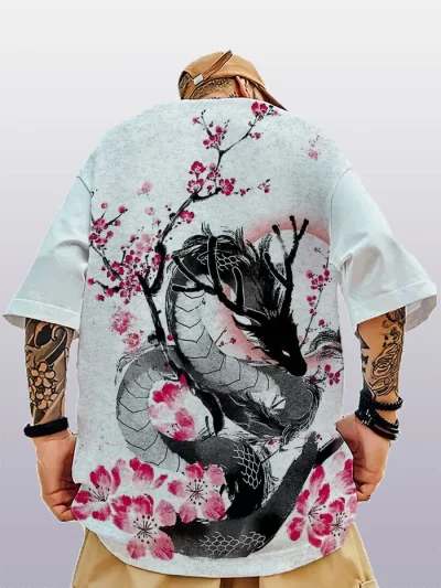 Spirited Away Men's Fashion Print Casual Short Sleeve T-Shirt