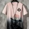 One Piece Men's Fashion Anime Print Short Sleeve T-Shirt