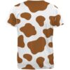 Halloween Brown Spot Cow Mens T-shirt, Costume T-shirt