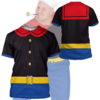 Popeye Cosplay, Costume T-shirt