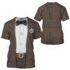 Pixar Up Movie Carl Ver.1 Cosplay Costume, Costume T-shirt