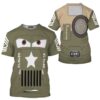 Cars Movie Sarge Pixar Cosplay Costume, Costume T-shirt