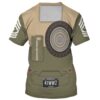 Cars Movie Sarge Pixar Cosplay Costume, Costume T-shirt