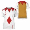 Red Ace Diamond Alice in Wonderland T-shirt, Costume T-shirt