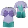 The Little Mermaid Ariel Mermaid Costume, Costume T-shirt