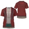 Aladdin Live Action Red Jacket T-shirt, Costume T-shirt