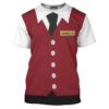 Shang-Chi Red Valet Uniform T-shirt, Costume T-shirt