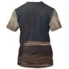 Jack Sparrow Pirates Of The Caribbean Cosplay Costume, Costume T-shirt