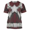 Red Guardian Black Widow T-shirt, Costume T-shirt