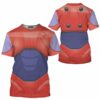 Baymax Red Armor Disney Big Hero 6 T-shirt, Costume T-shirt