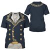 Marquis De La Fayette Historical T-shirt, Costume T-shirt