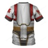 White Scars In Mark III Power Armor - T-shirt WHHS12