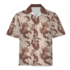 Desert Battle Dress Uniform US Chocolate Chip -Costume Hawaiian Shirt