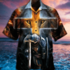 Warrior Of Christ Lion Cross Hawaiian Shirt