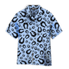 Horseshoes Light Blue Hawaiian Shirt