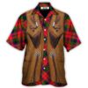 Christmas Santa Vintage Fringe Leather Suede Vest Costume Cosplay - Hawaiian Shirt