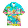 Pink Flamingo On The Beach Summer Hawaiian Shirt For Men & Women