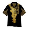 African Golden Dashiki Costume Cosplay - Hawaiian Shirt