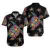 Hippie Turtle Love Ocean Colorful Hawaiian Shirt For Men & Women