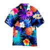 Tropical Neon Hawaiian Shirt Summer Vibe