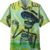 Mexicano Skeleton Art Camisa Tropical Hawaiian Shirt For Men & Women