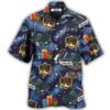 Merry Christmas Police Pattern - Gift For Men And Women - Hawaiian Shirt