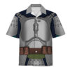 Star Wars Jango Fet Samurai Cosplay Costume - Hawaiian Shirt