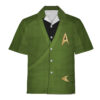 Star Trek Captain Pike Green Cosplay Costume - Hawaiian Shirt