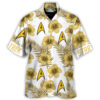 Hibiscus Floral Star Trek Starships - Hawaiian Shirt For Men, Women, Kids