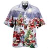 Christmas Merry Xmas Santa Claus Is Coming - Hawaiian Shirt