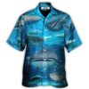 Shark Swim With Whale Hawaiian Shirt