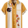 Thanksgiving Turkey Yellow - For Men And Women - Hawaiian Shirt