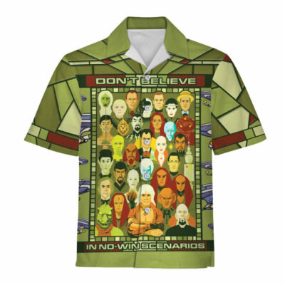 Star Trek The Original Series Retro Character Squares - Hawaiian Shirt