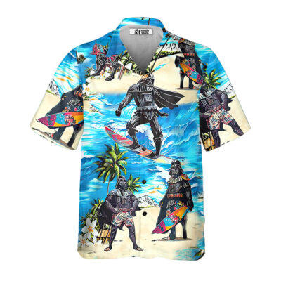 Darth Vader Starwars Surfing - Hawaiian Shirt