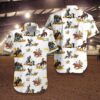 Rodeo Seamless Pattern White Version Texas Native Western Shirt Hawaiian Shirt