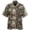 Star Wars Stormtrooper Flower Vintage Hawaiian Shirt