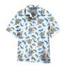 Magic Kingdom Blue Floral Hawaiian Shirt For Men & Women