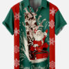 Happy Christmas Funny Santa - For Men And Women - Hawaiian Shirt