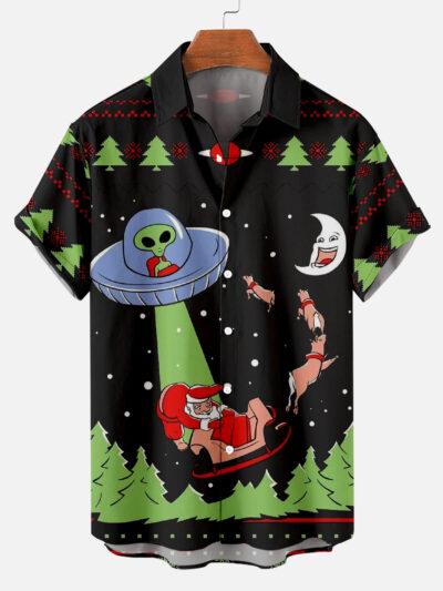 Christmas Alien - For Men And Women - Hawaiian Shirt