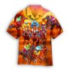 Horse Racing Red Orange - Hawaiian Shirt