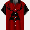 Christmas Star War Black Red - For Men And Women - Hawaiian Shirt