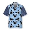 Grumpy Cat Blue Hawaiian Shirt