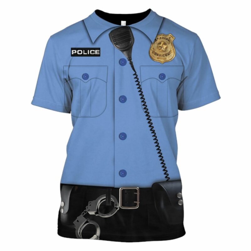 Police Style T-shirt, Costume T-shirt