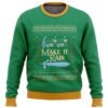 Zelda Make it Rain Ugly Christmas Sweater