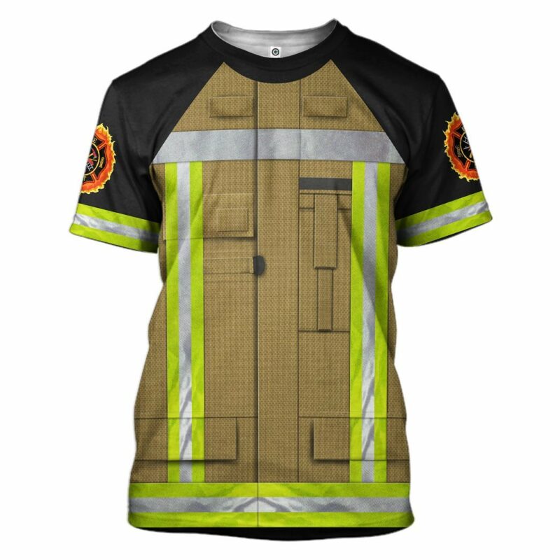 Personalized Firefighter T-shirt, Costume T-shirt