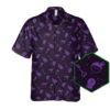 Dice Dungeons And Dragons DM Gift DnD Button Up Purple Hawaiian Shirt