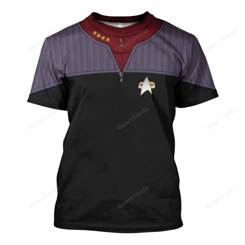 Star Trek Trek Jean-luc Picard Cosplay Costumes, Costume T-shirt